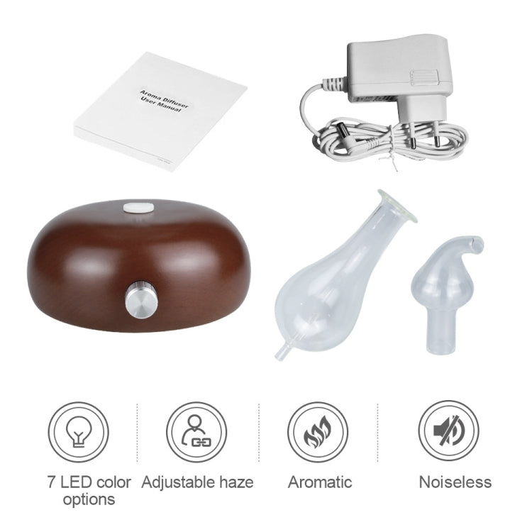 Wood Essential Oil Diffuser Aromatherapy Machine Automatic Alcohol Sprayer, Plug Specification:US Plug(Dark Brown) - free shipping - PMC TechLife - Order now!