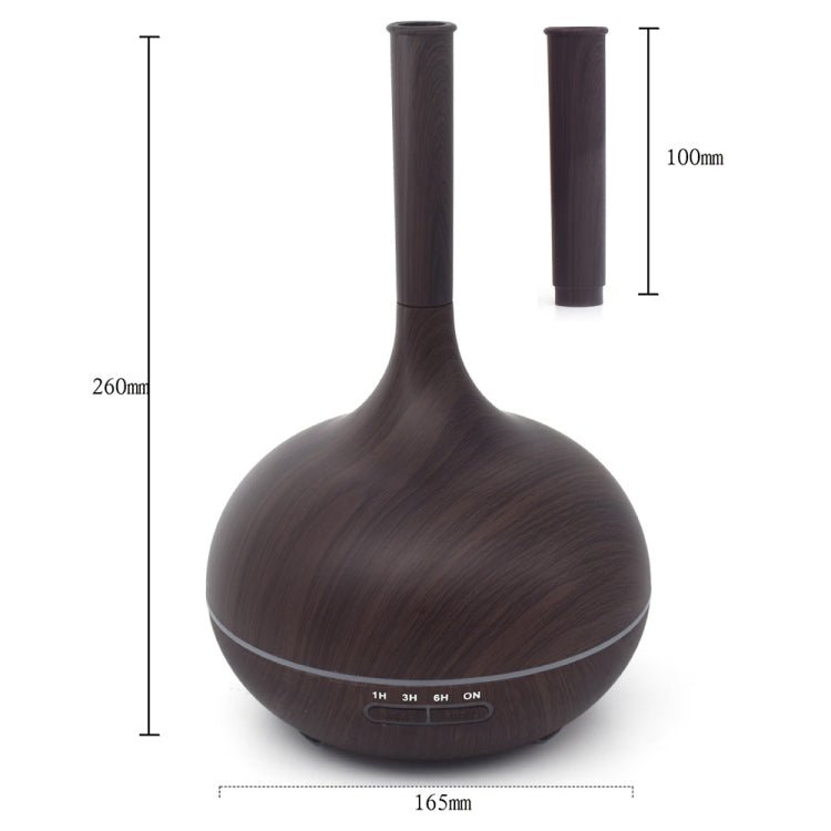 Creative Fragrance Machine Pointed Mouth Humidifier Automatic Alcohol Sprayer with Colorful LED Light, Plug Specification:AU Plug(Dark Brown) - free shipping - PMC TechLife - Order now!