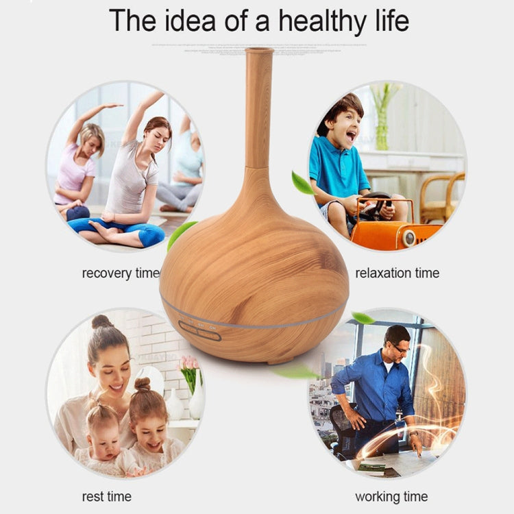 Creative Fragrance Machine Pointed Mouth Humidifier Automatic Alcohol Sprayer with Colorful LED Light, Plug Specification:AU Plug(Dark Brown) - free shipping - PMC TechLife - Order now!