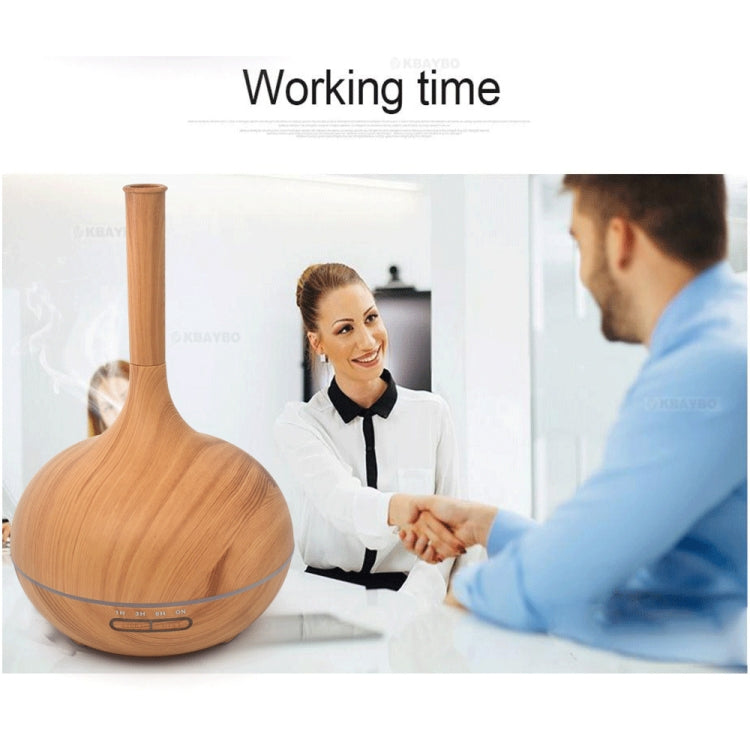 Creative Fragrance Machine Pointed Mouth Humidifier Automatic Alcohol Sprayer with Colorful LED Light, Plug Specification:EU Plug(Light Brown) - free shipping - PMC TechLife - Order now!