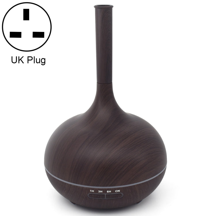 Creative Fragrance Machine Pointed Mouth Humidifier Automatic Alcohol Sprayer with Colorful LED Light, Plug Specification:UK Plug(Dark Brown) - free shipping - PMC TechLife - Order now!