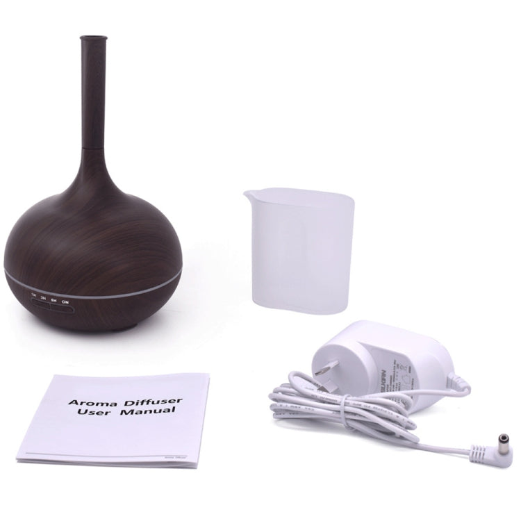 Creative Fragrance Machine Pointed Mouth Humidifier Automatic Alcohol Sprayer with Colorful LED Light, Plug Specification:UK Plug(Dark Brown) - free shipping - PMC TechLife - Order now!