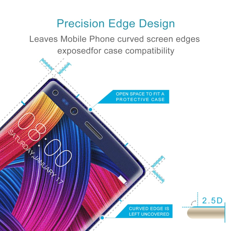 50 PCS 0.26mm 9H 2.5D Tempered Glass Film For Doogee MIX 2 - For Doogee by PMC TechLife | Online Shopping South Africa | PMC TechLife | Buy Now Pay Later Mobicred