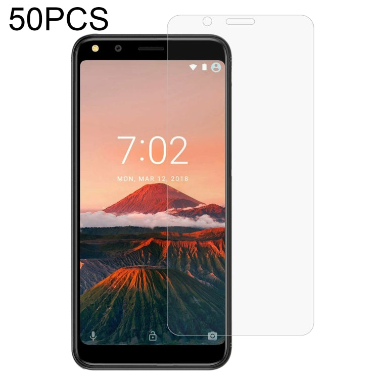 50 PCS 0.26mm 9H 2.5D Tempered Glass Film For Doogee X53 - For Doogee by PMC TechLife | Online Shopping South Africa | PMC TechLife | Buy Now Pay Later Mobicred