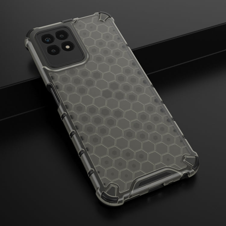 For OPPO Realme 8i Shockproof Honeycomb PC + TPU Phone Case(Black) - Realme Cases by PMC TechLife | Online Shopping South Africa | PMC TechLife | Buy Now Pay Later Mobicred