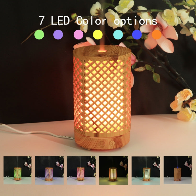 200ml Hollow-out Forest Pattern Wooden Essential Oil Aromatherapy Machine Ultrasonic Humidifier Automatic Alcohol Sprayer, Plug Specification:AU Plug(Light Brown-3) - free shipping - PMC TechLife - Order now!