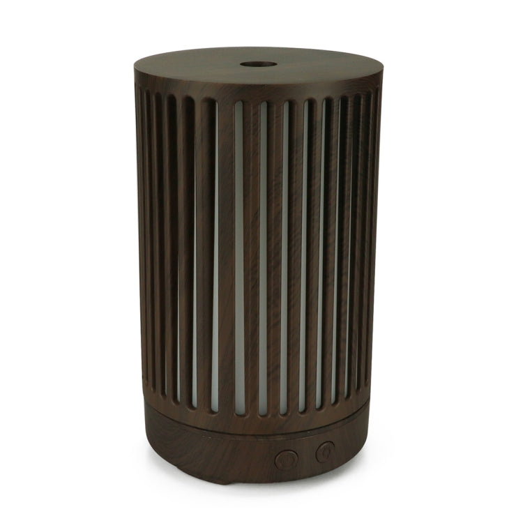USB 200ml Hollow-out Forest Pattern Wooden Essential Oil Aromatherapy Machine Ultrasonic Humidifier Automatic Alcohol Sprayer(Dark Brown-2) - free shipping - PMC TechLife - Order now!
