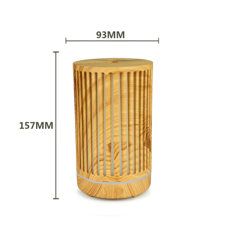 200ml Hollow-out Forest Pattern Wooden Essential Oil Aromatherapy Machine Ultrasonic Humidifier Automatic Alcohol Sprayer, Plug Specification:UK Plug(Light Brown-2) - free shipping - PMC TechLife - Order now!