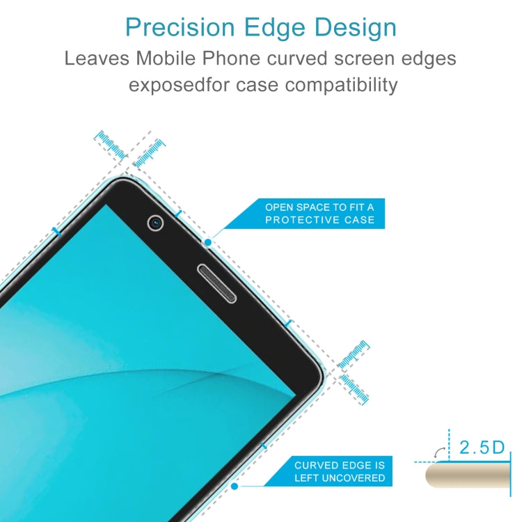 10 PCS 0.26mm 9H 2.5D Tempered Glass Film For Blackview A20 - For Blackview by PMC TechLife | Online Shopping South Africa | PMC TechLife