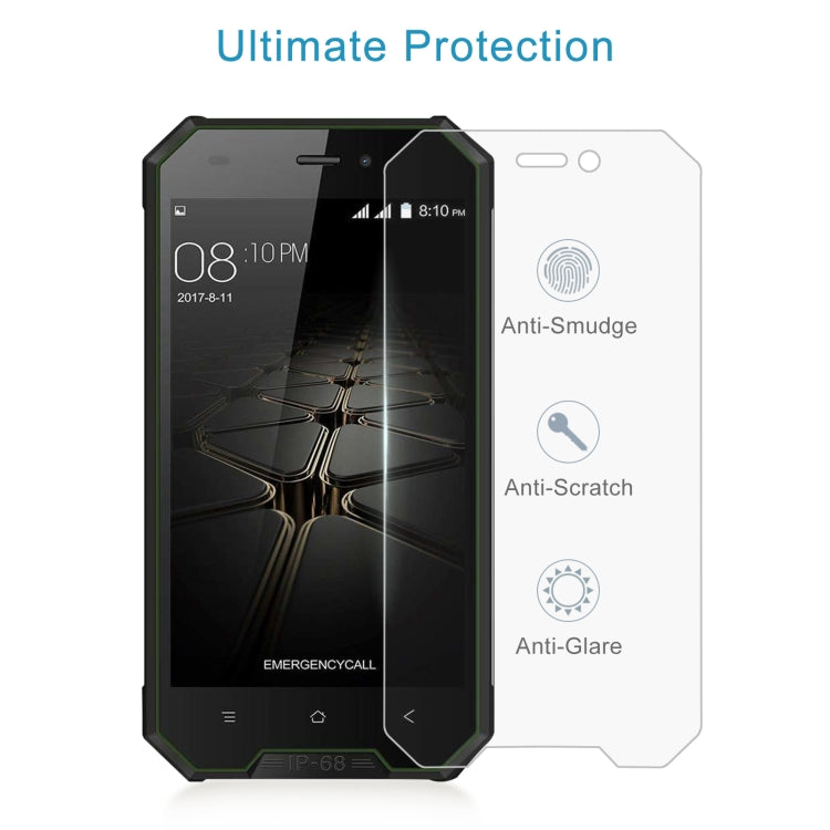 10 PCS 0.26mm 9H 2.5D Tempered Glass Film For Blackview BV4000 Pro - For Blackview by PMC TechLife | Online Shopping South Africa | PMC TechLife