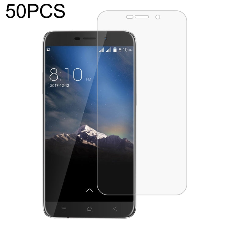 50 PCS 0.26mm 9H 2.5D Tempered Glass Film For Blackview A10 - For Blackview by PMC TechLife | Online Shopping South Africa | PMC TechLife | Buy Now Pay Later Mobicred