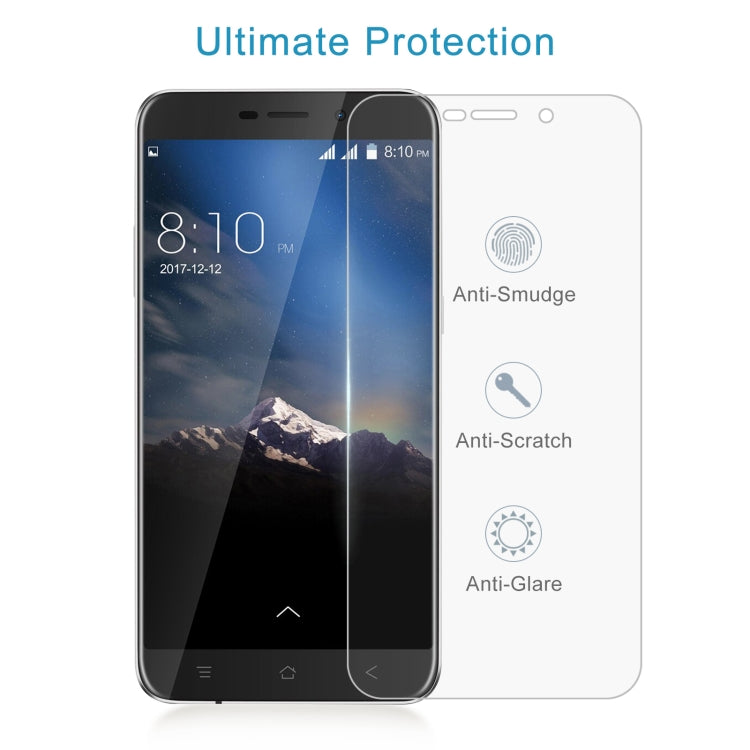 50 PCS 0.26mm 9H 2.5D Tempered Glass Film For Blackview A10 - For Blackview by PMC TechLife | Online Shopping South Africa | PMC TechLife | Buy Now Pay Later Mobicred