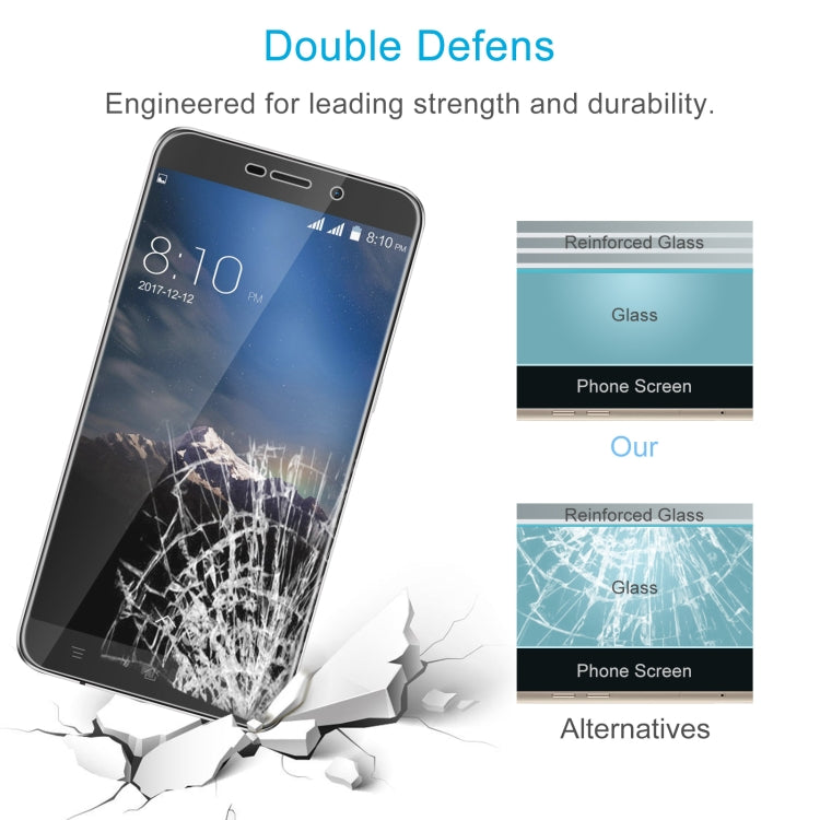 50 PCS 0.26mm 9H 2.5D Tempered Glass Film For Blackview A10 - For Blackview by PMC TechLife | Online Shopping South Africa | PMC TechLife | Buy Now Pay Later Mobicred