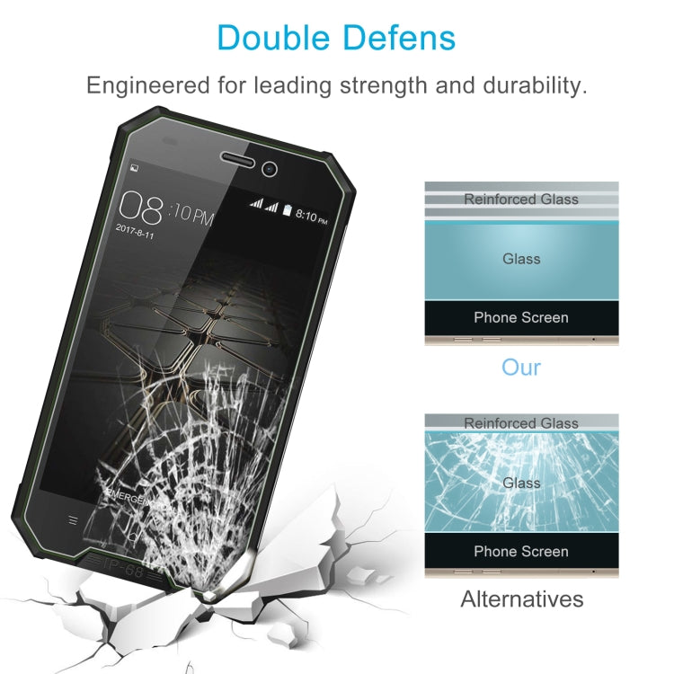 50 PCS 0.26mm 9H 2.5D Tempered Glass Film For Blackview BV4000 Pro - For Blackview by PMC TechLife | Online Shopping South Africa | PMC TechLife