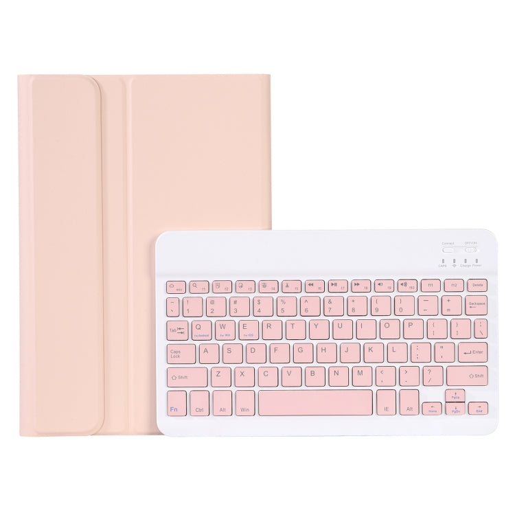 AHV7 Lambskin Texture Ultra-thin Bluetooth Keyboard Leather Tablet Case For Honor Tablet V7 Pro(Pink) - Huawei Keyboard by PMC TechLife | Online Shopping South Africa | PMC TechLife
