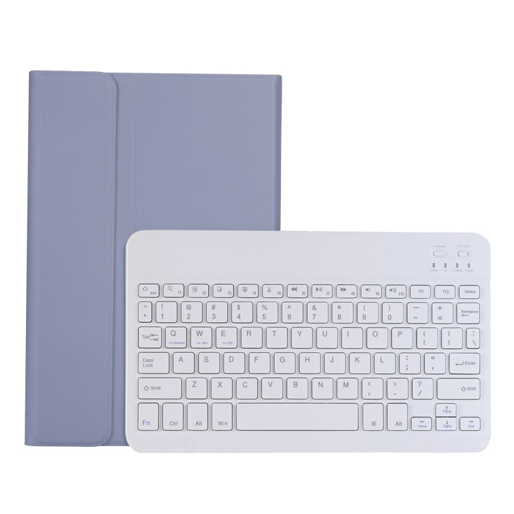 AHV7 Lambskin Texture Ultra-thin Bluetooth Keyboard Leather Tablet Case For Honor Pad V8 / Tablet V7 Pro(Purple) - Huawei Keyboard by PMC TechLife | Online Shopping South Africa | PMC TechLife | Buy Now Pay Later Mobicred