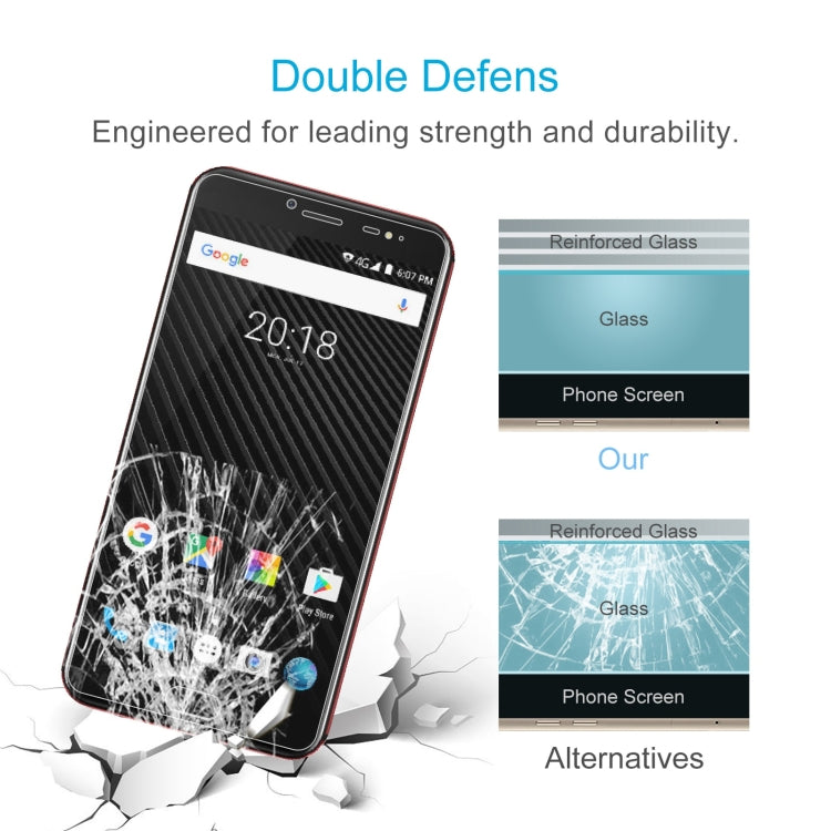 10 PCS 0.26mm 9H 2.5D Tempered Glass Film For Ulefone T1 - Ulefone Tempered Glass by PMC Jewellery | Online Shopping South Africa | PMC Jewellery | Buy Now Pay Later Mobicred