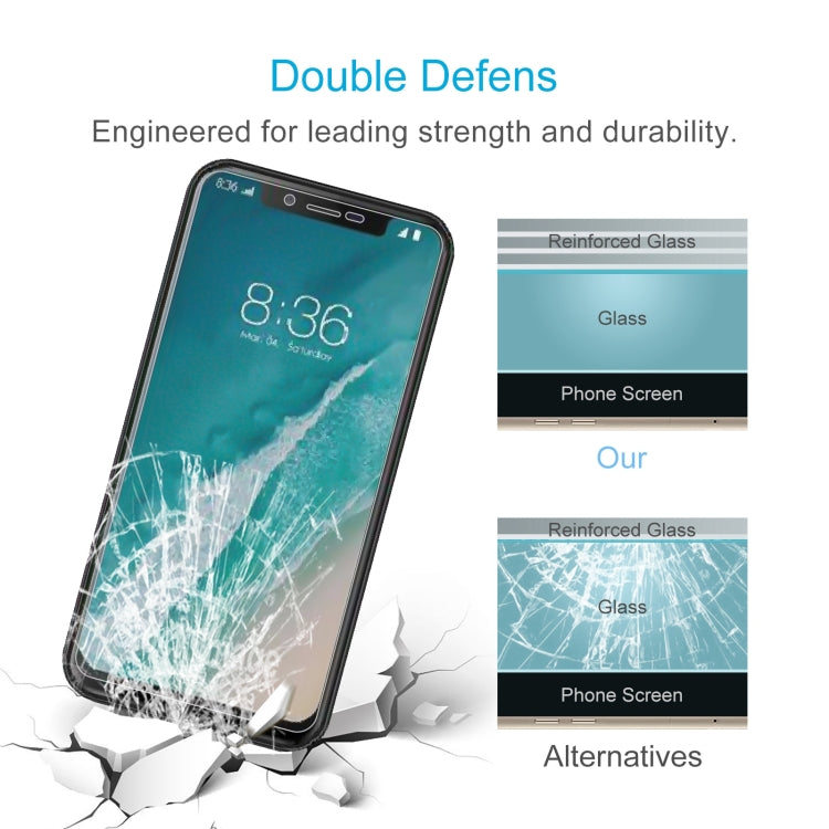 50 PCS 0.26mm 9H 2.5D Tempered Glass Film For Ulefone X - Ulefone Tempered Glass by PMC Jewellery | Online Shopping South Africa | PMC Jewellery | Buy Now Pay Later Mobicred