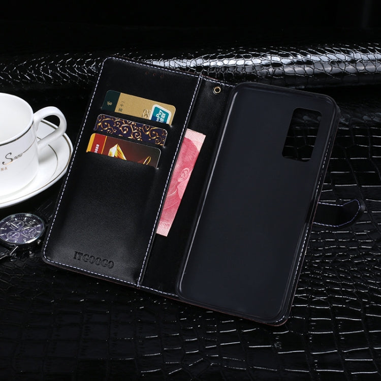 For Meizu 18x idewei Crocodile Texture Horizontal Flip Leather Case with Holder & Card Slots & Wallet(Black) - free shipping - PMC Jewellery - Order now!