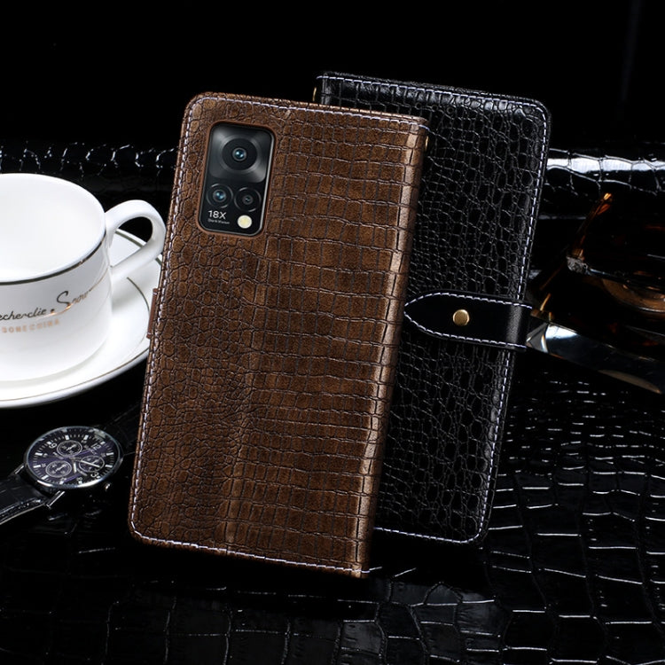 For Meizu 18x idewei Crocodile Texture Horizontal Flip Leather Case with Holder & Card Slots & Wallet(Dark Blue) - More Brand by idewei | Online Shopping South Africa | PMC Jewellery | Buy Now Pay Later Mobicred