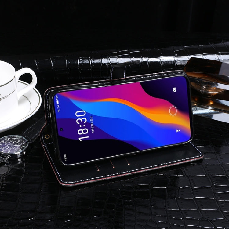 For Meizu 18x idewei Crocodile Texture Horizontal Flip Leather Case with Holder & Card Slots & Wallet(Dark Blue) - More Brand by idewei | Online Shopping South Africa | PMC Jewellery | Buy Now Pay Later Mobicred