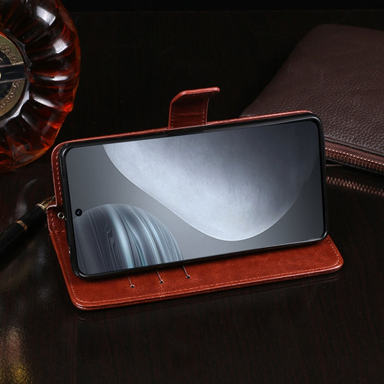 For Cubot X50 idewei Crazy Horse Texture Leather Case with Holder & Card Slots & Wallet(Red) - free shipping - PMC Jewellery - Order now!