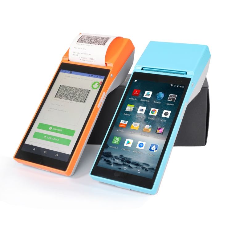 SGT-SP01 5.5 inch HD Screen Handheld POS Receipt Printer, Basic Version, US Plug(Blue) - Receipt Printers by PMC Jewellery | Online Shopping South Africa | PMC Jewellery | Buy Now Pay Later Mobicred