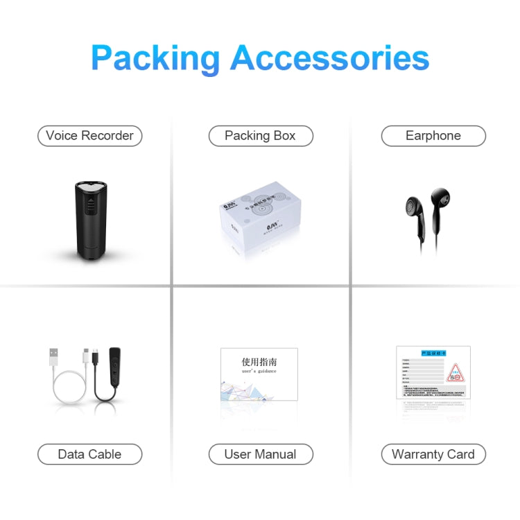 Q51 Intelligent HD Noise Reduction Remote Voice Control Recorder, Capacity:4GB(Black) - Recording Pen by PMC TechLife | Online Shopping South Africa | PMC TechLife | Buy Now Pay Later Mobicred