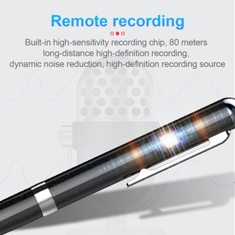 Q96 Intelligent HD Digital Noise Reduction Recording Pen, Capacity:16GB(Black) - free shipping - PMC TechLife - Order now!