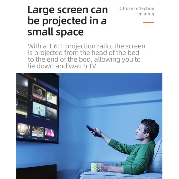 T20 320x240 400 Lumens Portable Home Theater LED HD Digital Projector, Same Screen Version, AU Plug(Black White) - LED Projector by PMC TechLife | Online Shopping South Africa | PMC TechLife | Buy Now Pay Later Mobicred