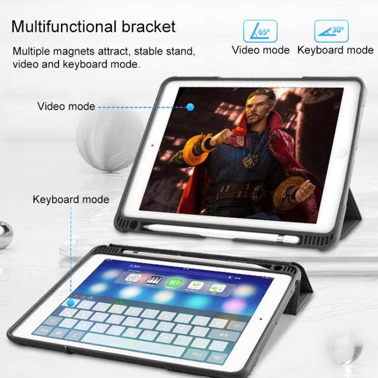 For iPad 9.7 Mutural Horizontal Flip PC + TPU + PU Leather Case with Holder & Pen Slot(Rose Gold) - free shipping - PMC TechLife - Order now!