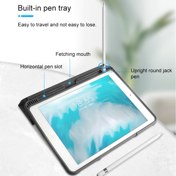 For iPad Pro 10.5 Mutural Horizontal Flip PC + TPU + PU Leather Case with Holder & Pen Slot(Red) - free shipping - PMC TechLife - Order now!