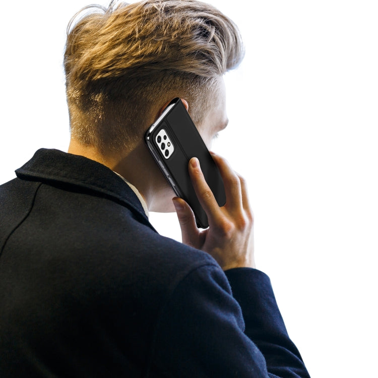 For Samsung Galaxy A53 5G DUX DUCIS Skin Pro Series Shockproof Horizontal Flip Leather Phone Case(Black) - free shipping - PMC Jewellery - Order now!