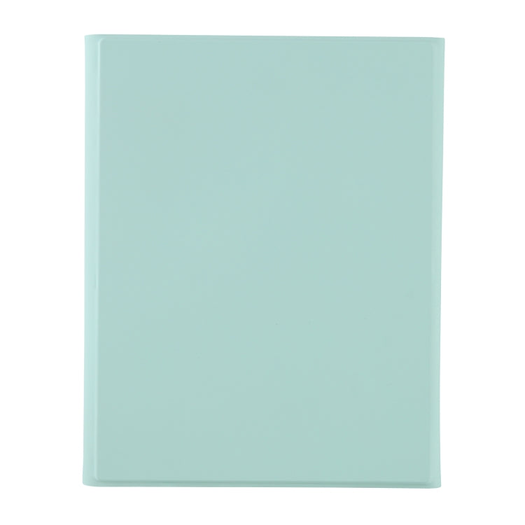 A07B-A Lambskin Texture Square Keycap Bluetooth Keyboard Leather Case with Touch Control For iPad 9.7 2018 & 2017 / Pro 9.7 inch / Air 2(Light Green) - free shipping - PMC TechLife - Order now!
