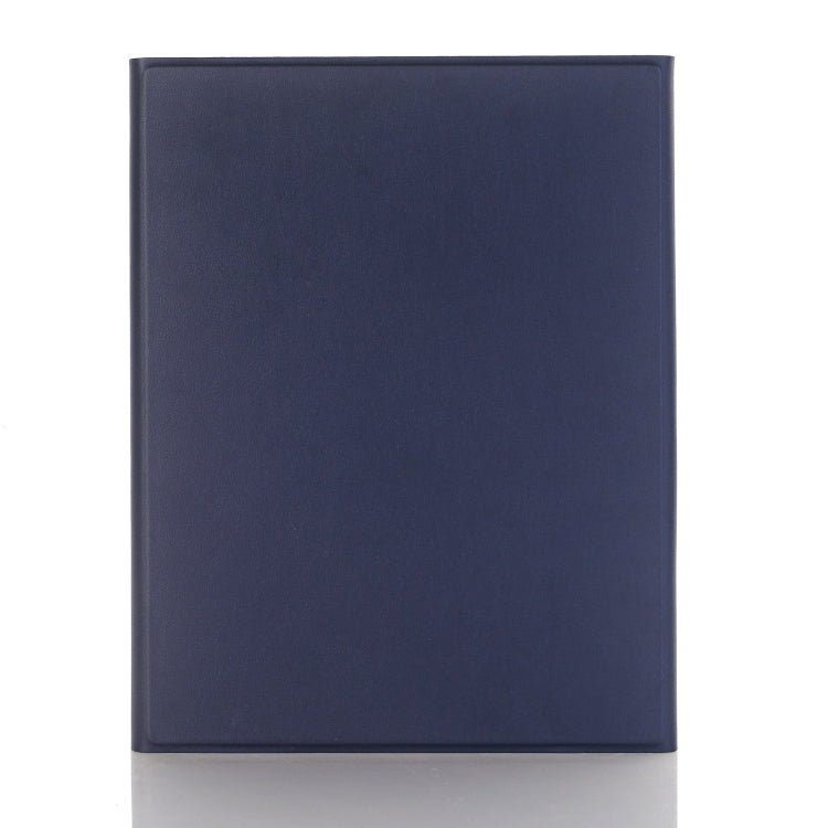 A102B-A Lambskin Texture Square Keycap Bluetooth Keyboard Leather Case with Touch Control For iPad Pro 10.5 inch / 10.2 2021 & 2020 & 2019 / Air 3(Blue) - Universal by PMC TechLife | Online Shopping South Africa | PMC TechLife