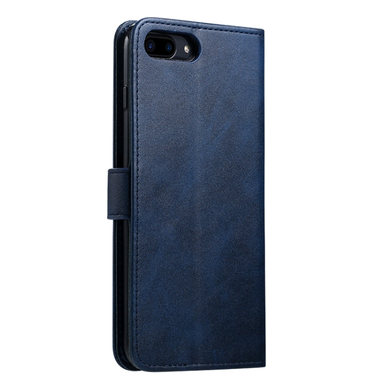 For iPhone 8 Plus / 7 Plus GUSSIM Magnetic Horizontal Flip Leather Case with Holder & Card Slots & & Wallet(Blue) - More iPhone Cases by GUSSIM | Online Shopping South Africa | PMC TechLife