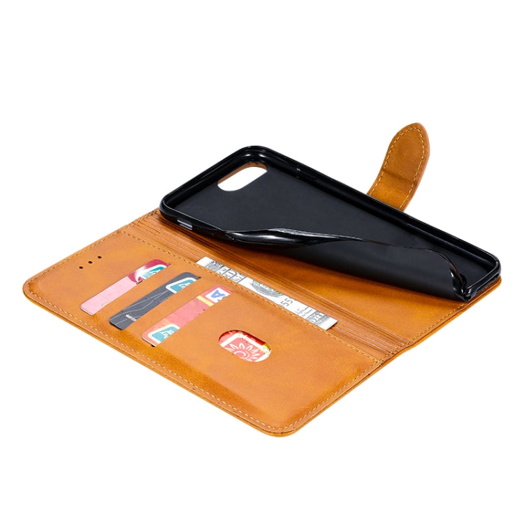 For iPhone 8 Plus / 7 Plus GUSSIM Magnetic Horizontal Flip Leather Case with Holder & Card Slots & & Wallet(Blue) - More iPhone Cases by GUSSIM | Online Shopping South Africa | PMC TechLife