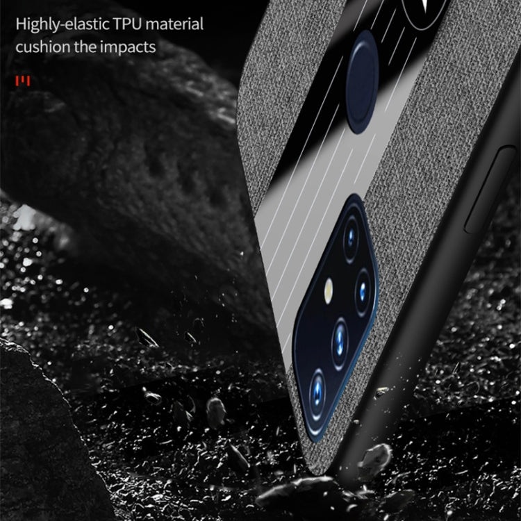 For OnePlus Nord N10 5G XINLI Stitching Cloth Texture Shockproof TPU Phone Case(Black) - OnePlus Cases by XINLI | Online Shopping South Africa | PMC TechLife