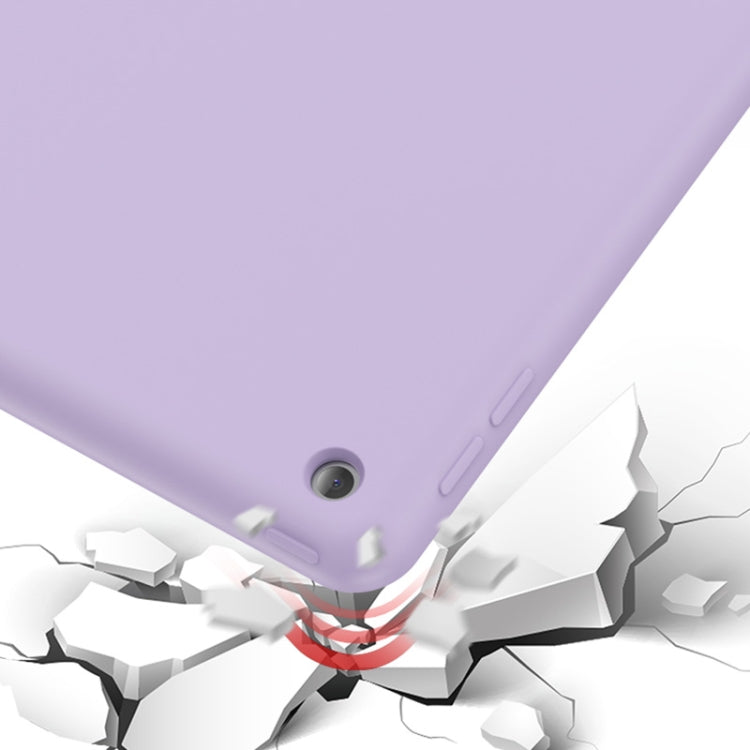 For iPad 10.2 2021 / 2020 / 2019 Mutural Silicone Microfiber Tablet Case(Pink Orange) - free shipping - PMC TechLife - Order now!