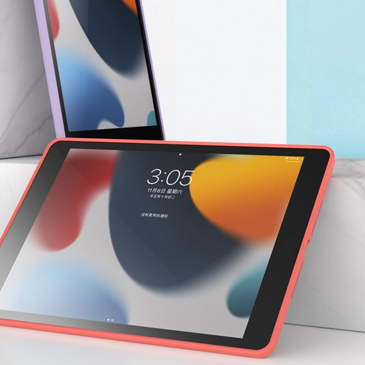 For iPad 10.2 2021 / 2020 / 2019 Mutural Silicone Microfiber Tablet Case(Pink) - free shipping - PMC TechLife - Order now!