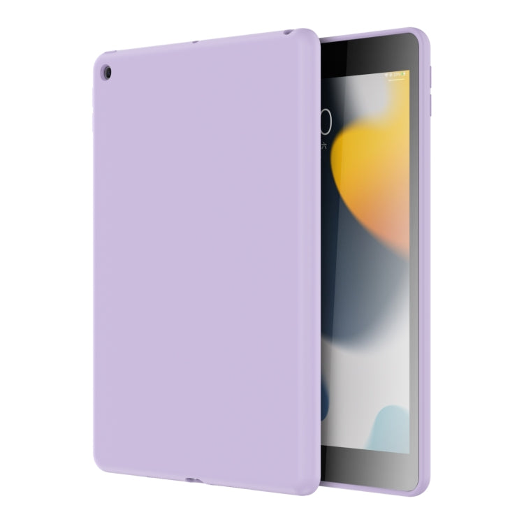 For iPad 10.2 2021 / 2020 / 2019 Mutural Silicone Microfiber Tablet Case(Lavender) - free shipping - PMC TechLife - Order now!