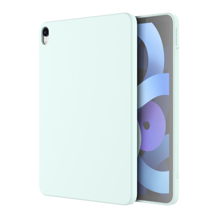 For iPad Air 11 2024 / Air 2022 /  Air 2020 10.9 Mutural Silicone Microfiber Tablet Case(Sky Blue) - free shipping - PMC TechLife - Order now!