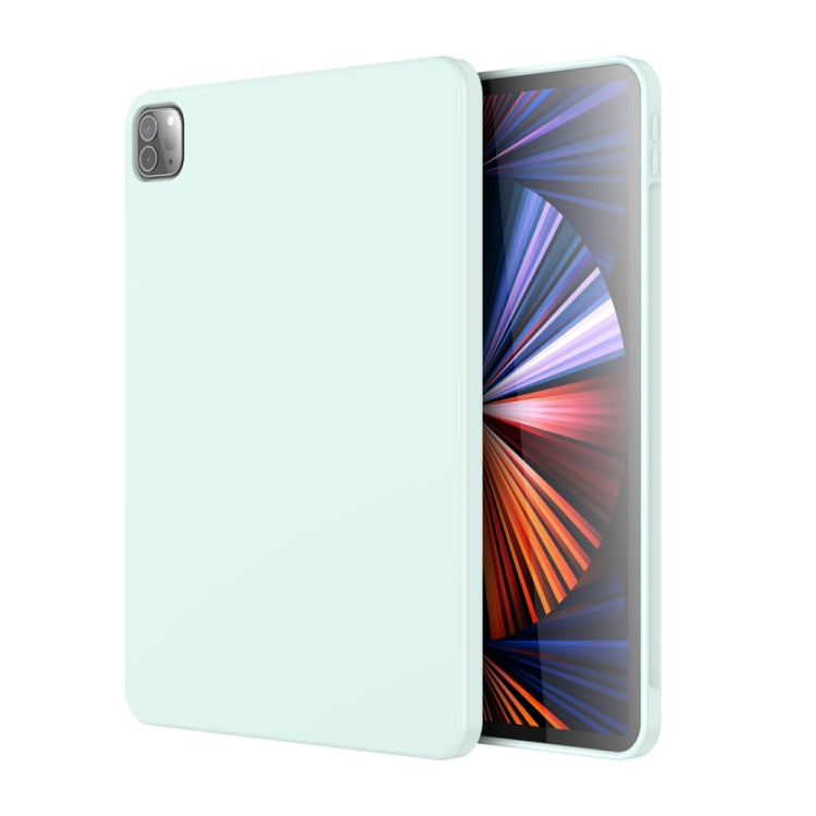 For iPad Pro 11 inch 2022 / 2021 / 2020 Mutural Silicone Microfiber Tablet Case(Sky Blue) - free shipping - PMC TechLife - Order now!
