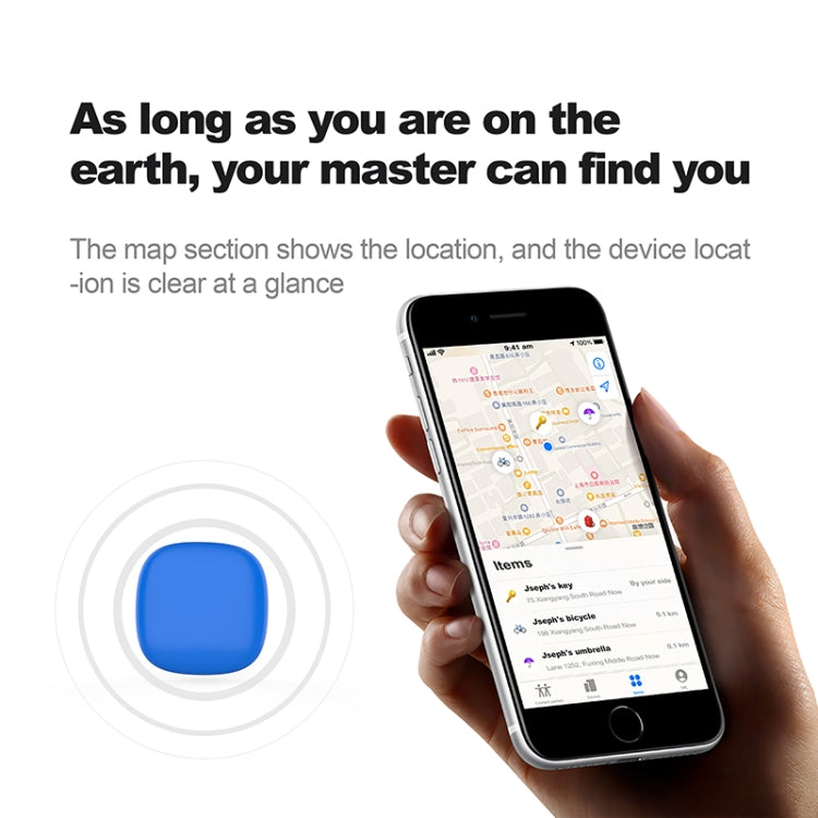 FindTag Metal Anti-lost Global Locator Tracker(Blue) - Anti-lost Alarm by PMc TechLife | Online Shopping South Africa | PMc TechLife | Buy Now Pay Later Mobicred
