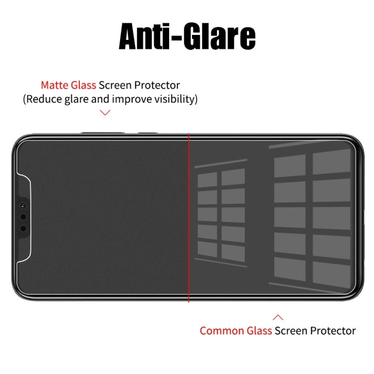 For iPhone 16e / 13 / 13 Pro Transparent Frosted Full Screen Tempered Glass Film - free shipping - PMC TechLife - Order now!