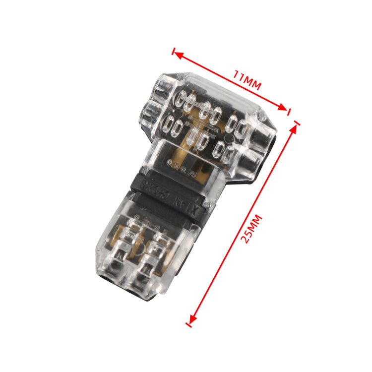 A6538 40 in 1 Car T-type + H-typeTransparent Stripping-free Terminal Block - Booster Cable & Clip by PMC TechLife | Online Shopping South Africa | PMC TechLife | Buy Now Pay Later Mobicred