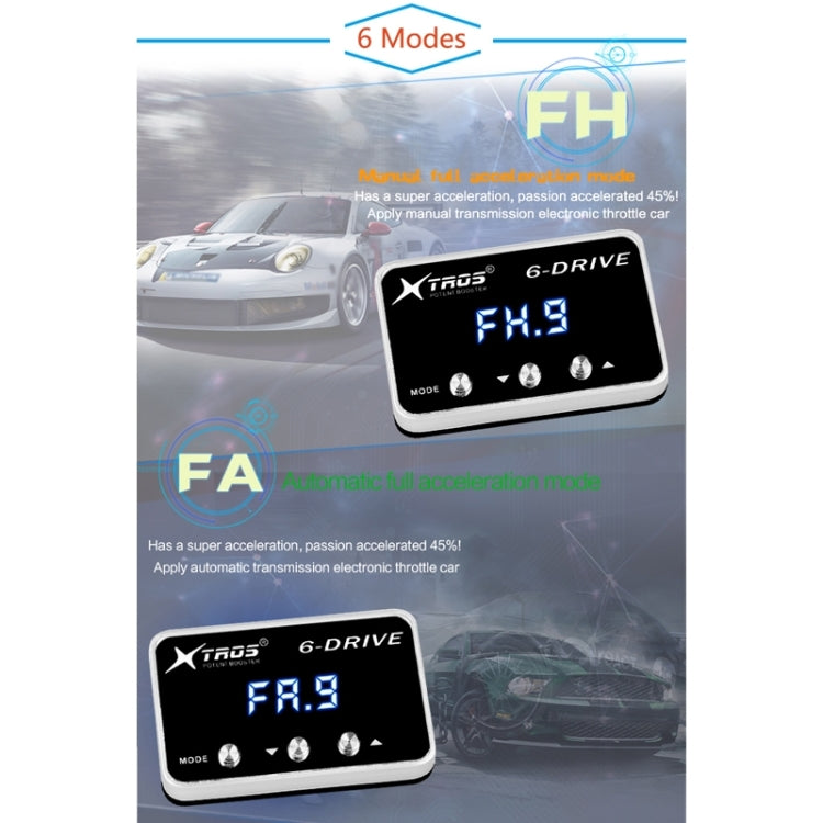 For Ford Ranger -2011 TROS TS-6Drive Potent Booster Electronic Throttle Controller - Car Modification by TROS | Online Shopping South Africa | PMC TechLife | Buy Now Pay Later Mobicred