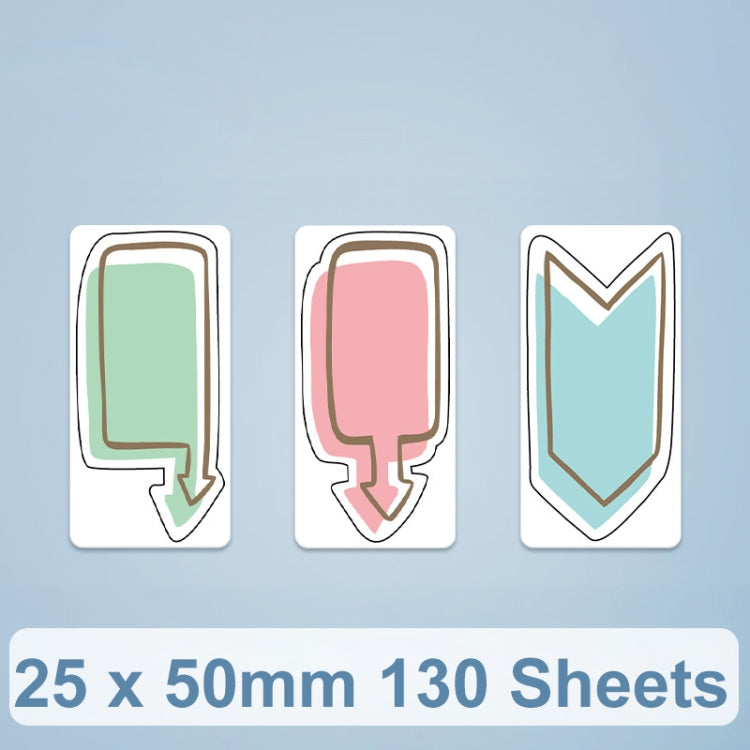 25 x 50mm 130 Sheets Thermal Printing Label Paper For NiiMbot D101 / D11(Look Here) - free shipping - PMC TechLife - Order now!