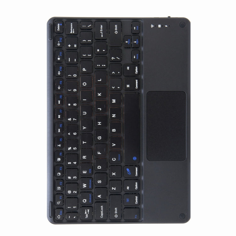 H-102C Touch Bluetooth Keyboard Leather Case with Rear Three-fold Holder For iPad 10.2 2020 & 2019 / Pro 10.5 inch(Dark Night Green) - Universal by PMC TechLife | Online Shopping South Africa | PMC TechLife
