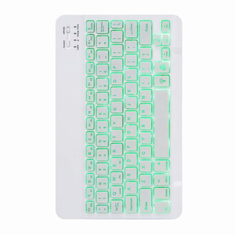 H-109S Monochrome Backlight Bluetooth Keyboard Leather Case with Rear Three-fold Holder For iPad Pro 11 inch 2021 & 2020 & 2018 / Air 2020 10.9(Purple) - Universal by PMC TechLife | Online Shopping South Africa | PMC TechLife